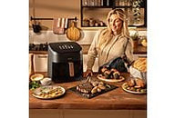 Freidora de aire Cecotec Cecofry&Grill Smokin’ 8500, 8.5 L, 2200W, Negro