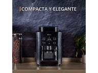 Cafetera Superautomática Krups Roma EA81K870 | 15 Bares, Molinillo de Metal (3 ajustes) y Vaporizador Manual