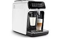 Cafetera Superautomática Philips 3300 (EP3343/50) | 19 Bares, Sistema LatteGo, SilentBrew, Pantalla Táctil (Blanco/Negro)