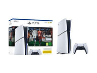 Consola Sony PS5 Slim Standard, 1 TB SSD, 4K, 1 mando, Blanco + EA Sports FC™ 26 (Digital)