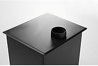 Estufa de Leña TEIDE | 12.6 kW, Eficiencia A, Acero, EcoDesign 2022 (Gris)