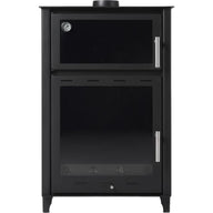 Estufa de Leña con Horno Fogaris Sarmira Modelo Baja – 14,3 kW y Eficiencia Clase A