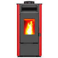 Estufa de Pellet LUGO 002 | Eficiencia Récord 93.8%, Ultra-Silenciosa (34 dB), Calienta 150 m², Clase A+