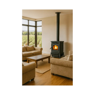 Estufa de Pellets Máxima Fundición – 10,37 kW con Estructura de Hierro y Alta Eficiencia