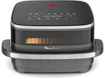 Freidora de Aire Moulinex Easy Fry XL Surface (AL402H) | Doble Resistencia (No Agitar), Superficie XL, 10 Programas (Gris)