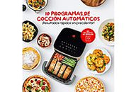 Freidora de Aire Moulinex Easy Fry XL Surface (AL402H) | Doble Resistencia (No Agitar), Superficie XL, 10 Programas (Gris)