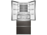 Frigorífico French Door Haier HB18FGSAAA, 190 cm, 539 L, Total No Frost, Acabado Inox, Clase E