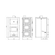 Hidroestufa de Leña Prity – 31,5 kW para Calefacción Central y Suelo Radiante