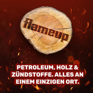 Leña de Haya FLAMEUP Selección | 30 kg, Secada al Horno (Humedad < 18%)