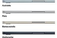 Portátil Apple MacBook Air 13.6" (2025) | Chip M4 (10 Núcleos), 16GB RAM, 512GB SSD, Wi-Fi 6E (Medianoche)