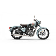 Royal Enfield Classic 350 – Una Obra de Arte Atemporal Azul Mate