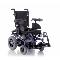 Silla de ruedas eléctrica ARIES Moretti (CS900BL), 48 km de autonomía, 8 km/h, Acero