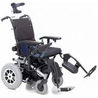 Silla eléctrica basculante MONACO de Teyder, asiento 41–55 cm, autonomía 32 km, luces opcionales