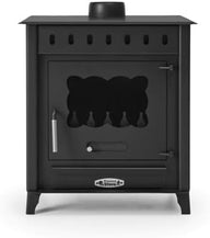 Estufa de Leña Maestro Ferretero Teide 2 – 14,3 kW con Eficiencia Energética A y Diseño Ecodesign